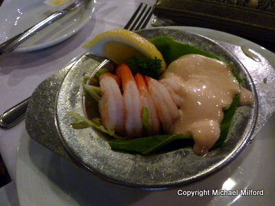 Prawn salad entree